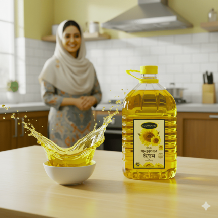 Ecorganic Fortified Sunflower Oil Pet 5 ltr