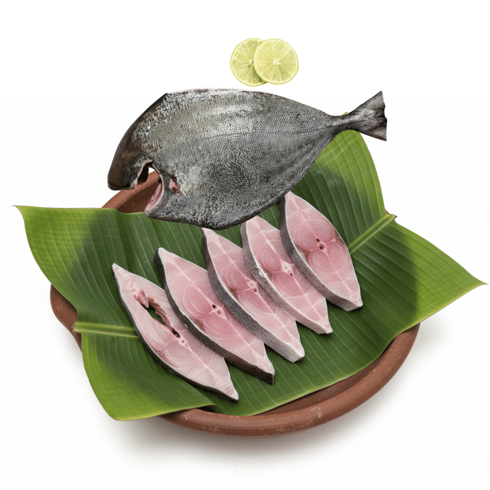 Kalo canda - Black Pomfret (Ready to cook) Kalo canda - Black Pomfret (Ready to cook)