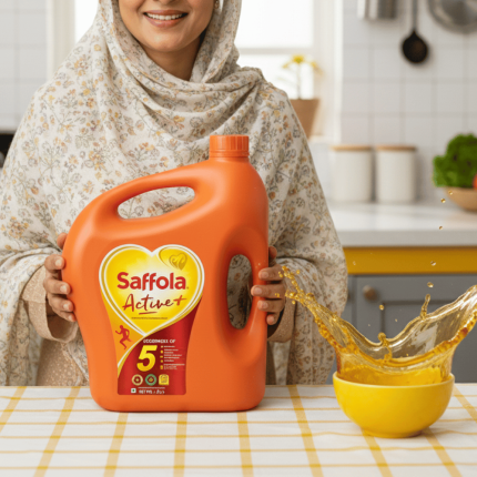 Saffola Active Plus Edible Oil 5 ltr