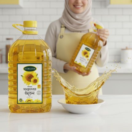 Ecorganic Fortified Sunflower Oil Pet 5 ltr